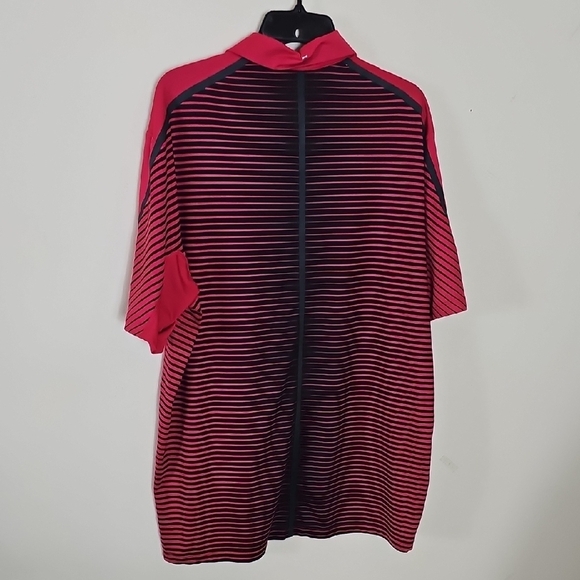Nike Tiger Woods Collection Men's Vibrant Red Polo Shirt Size L - Picture 4 of 10